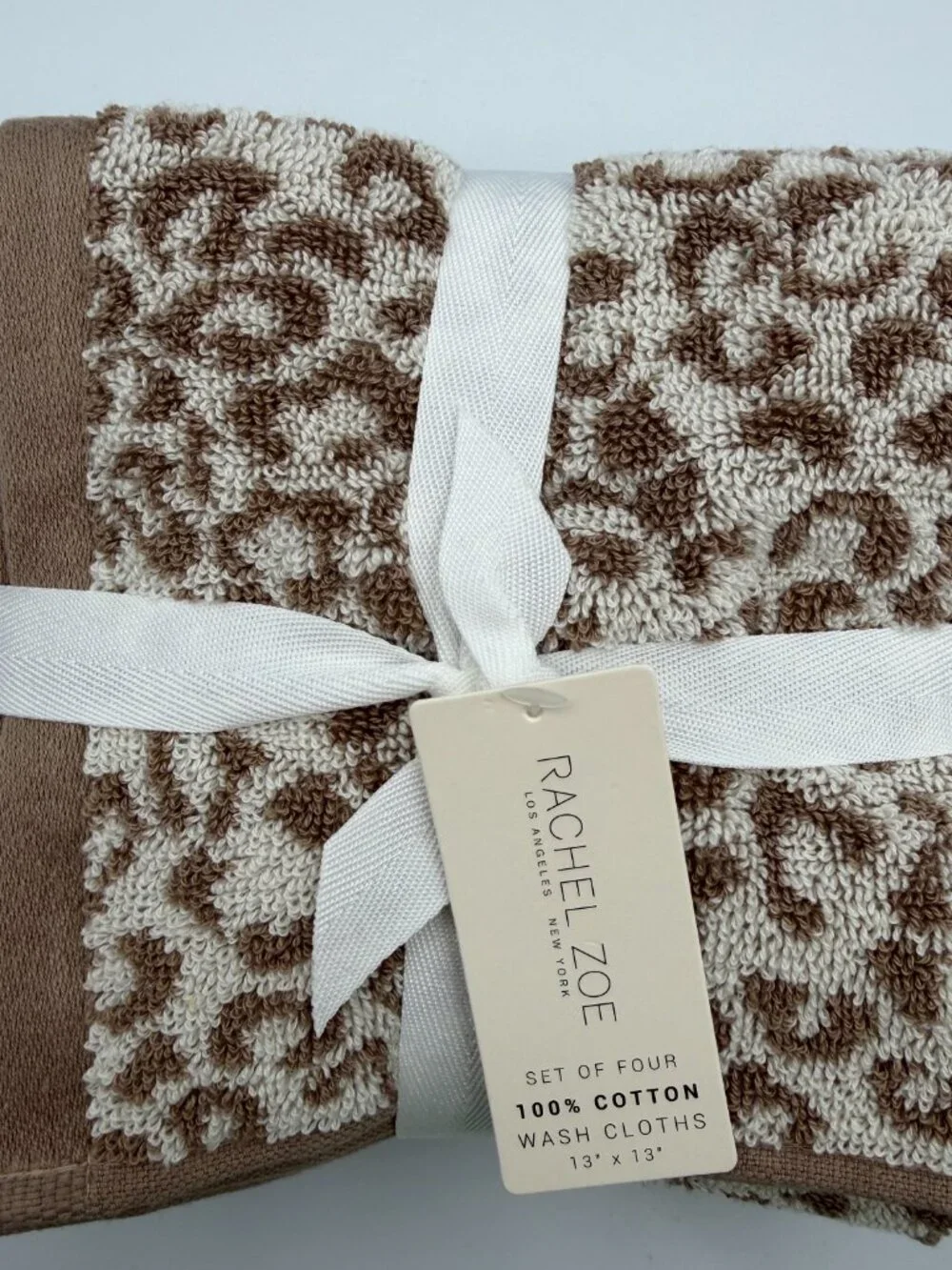 Rachel Zoe Set of 4 Washcloths 13
